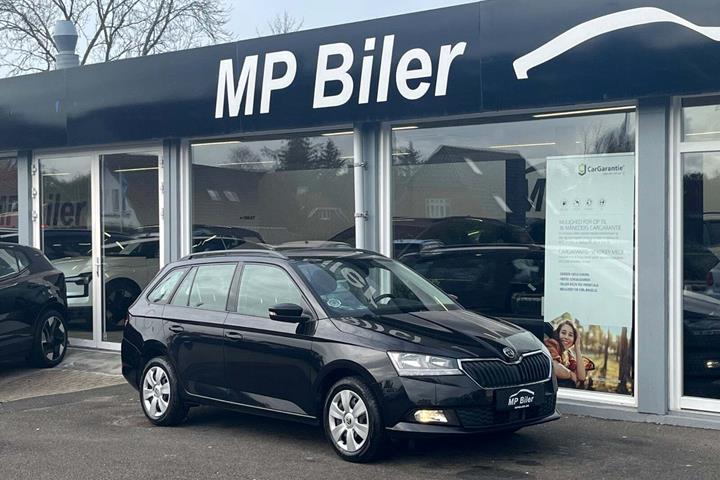 Sort Skoda Fabia fra 2021