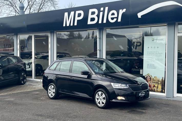 Sort Skoda Fabia fra 2021