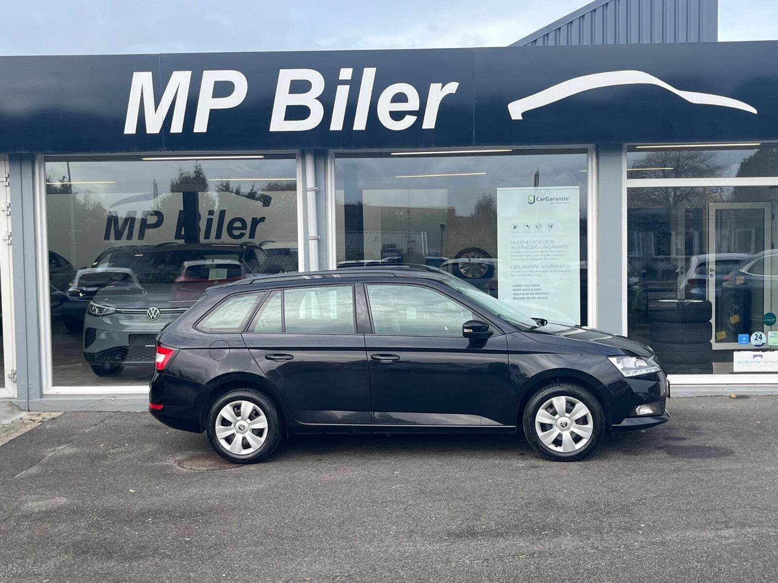 Sort Skoda Fabia fra 2021