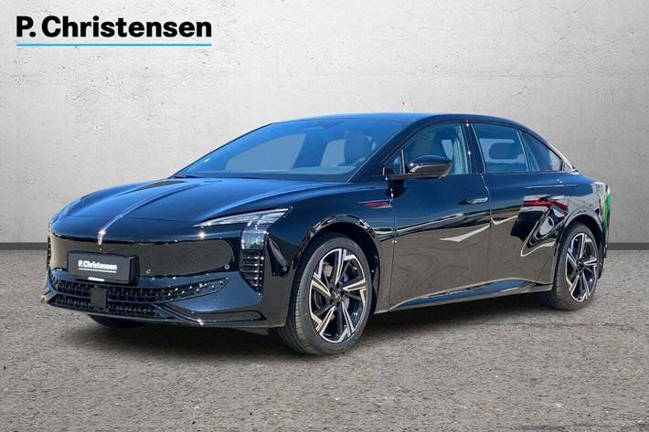 Sort Hongqi EH7 fra 2025 set udefra