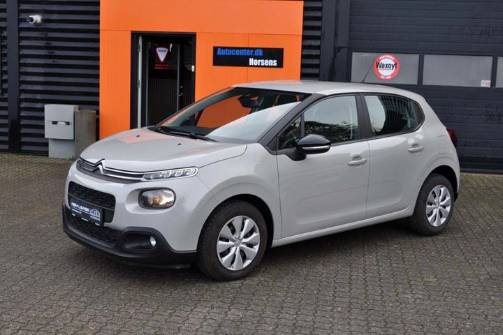 Beige Citroën C3 fra 2018 set udefra