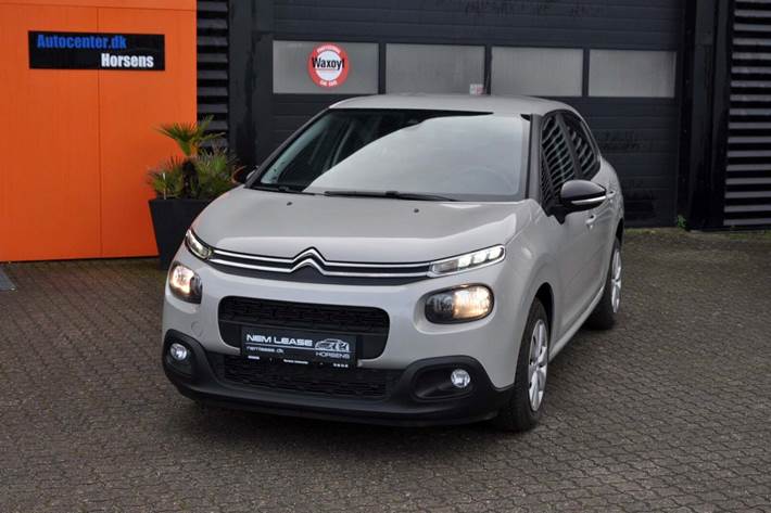 Beige Citroën C3 fra 2018 set udefra