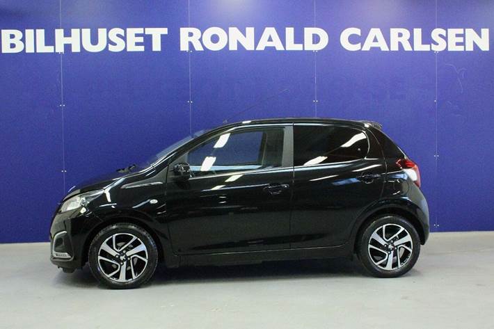 Sort Peugeot 108 fra 2017