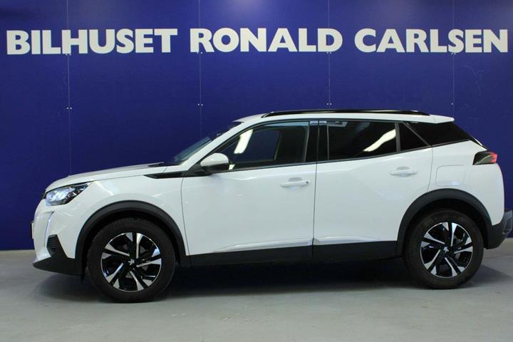 Hvid Peugeot 2008 fra 2021