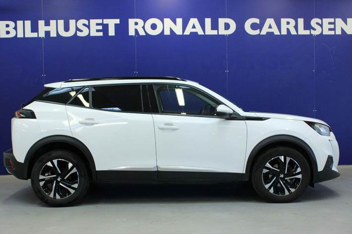 Hvid Peugeot 2008 fra 2021