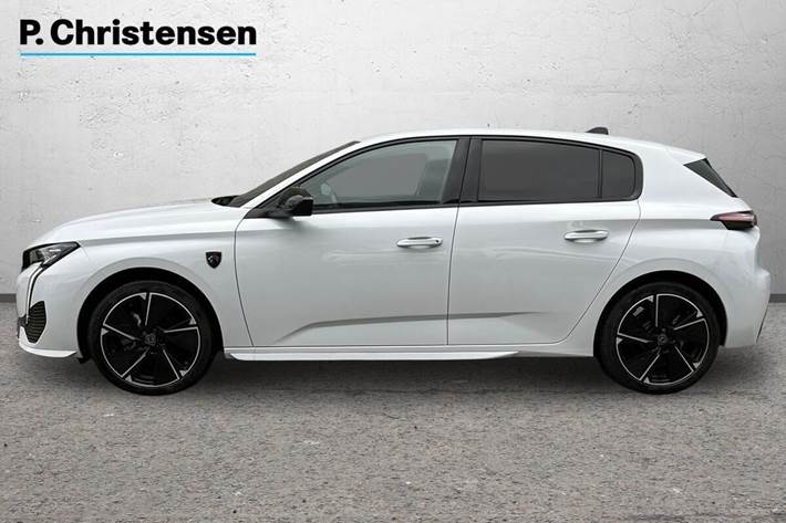 Hvid Peugeot E-308 fra 2023