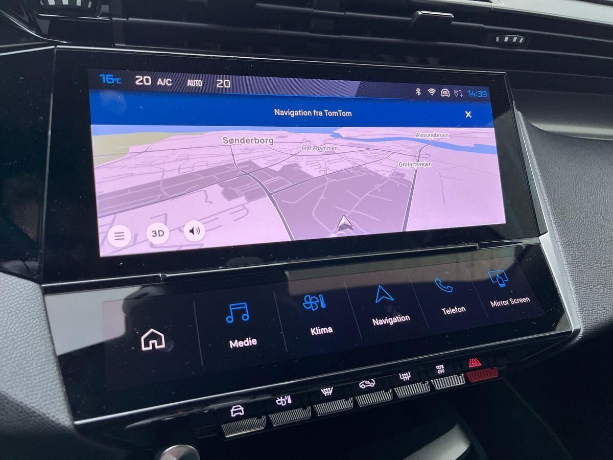 Hvid Peugeot E-308 fra 2023