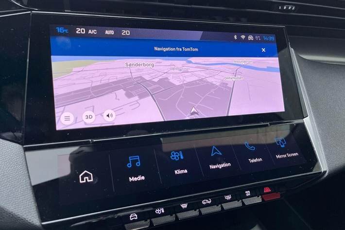 Hvid Peugeot E-308 fra 2023