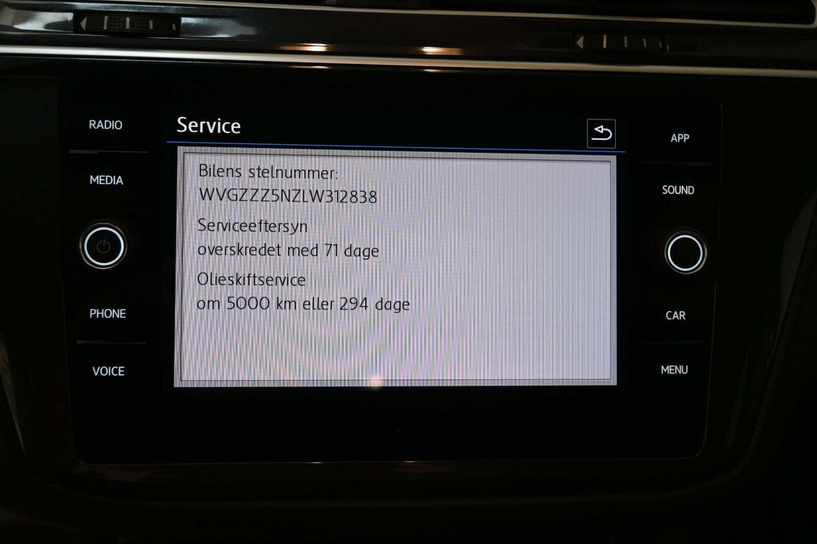 Sort VW Tiguan fra 2020