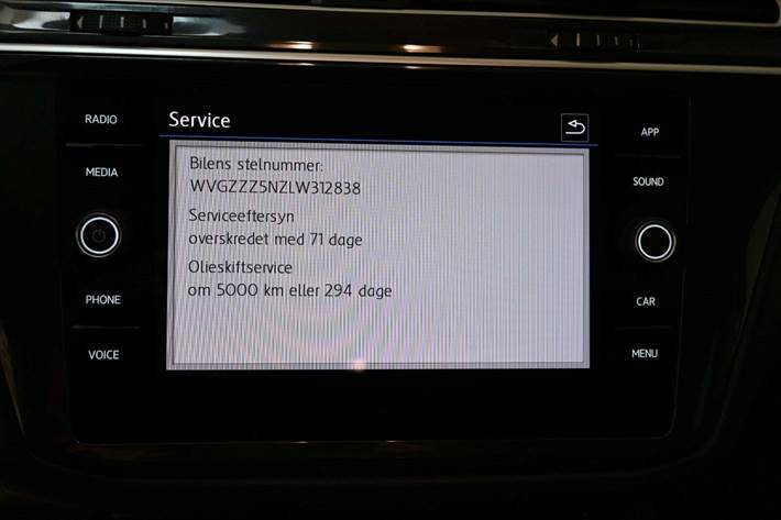 Sort VW Tiguan fra 2020