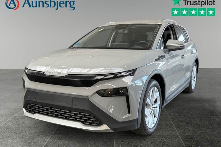 Grå Skoda Elroq fra 2025 set udefra