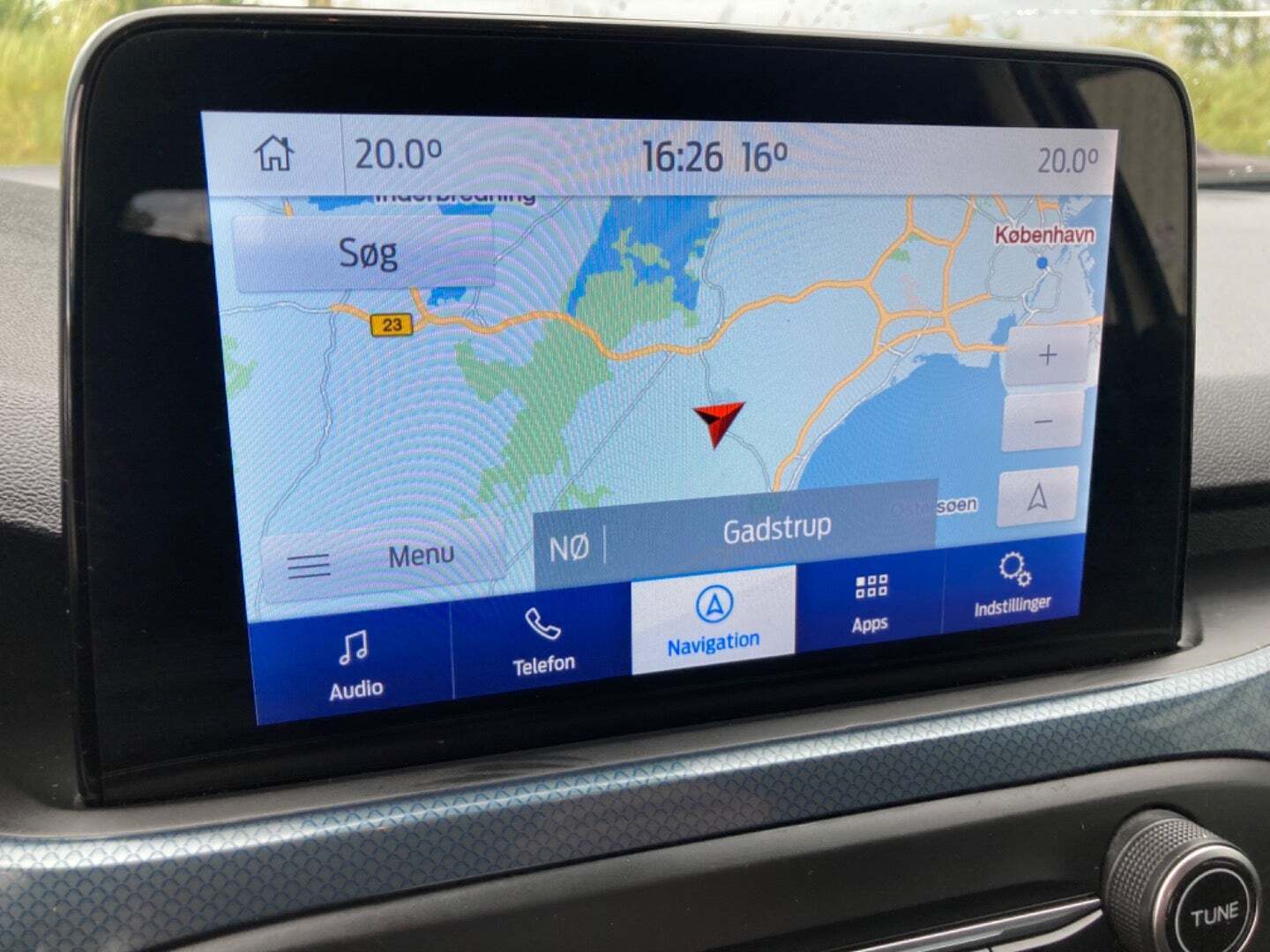 Beige Ford Focus fra 2020