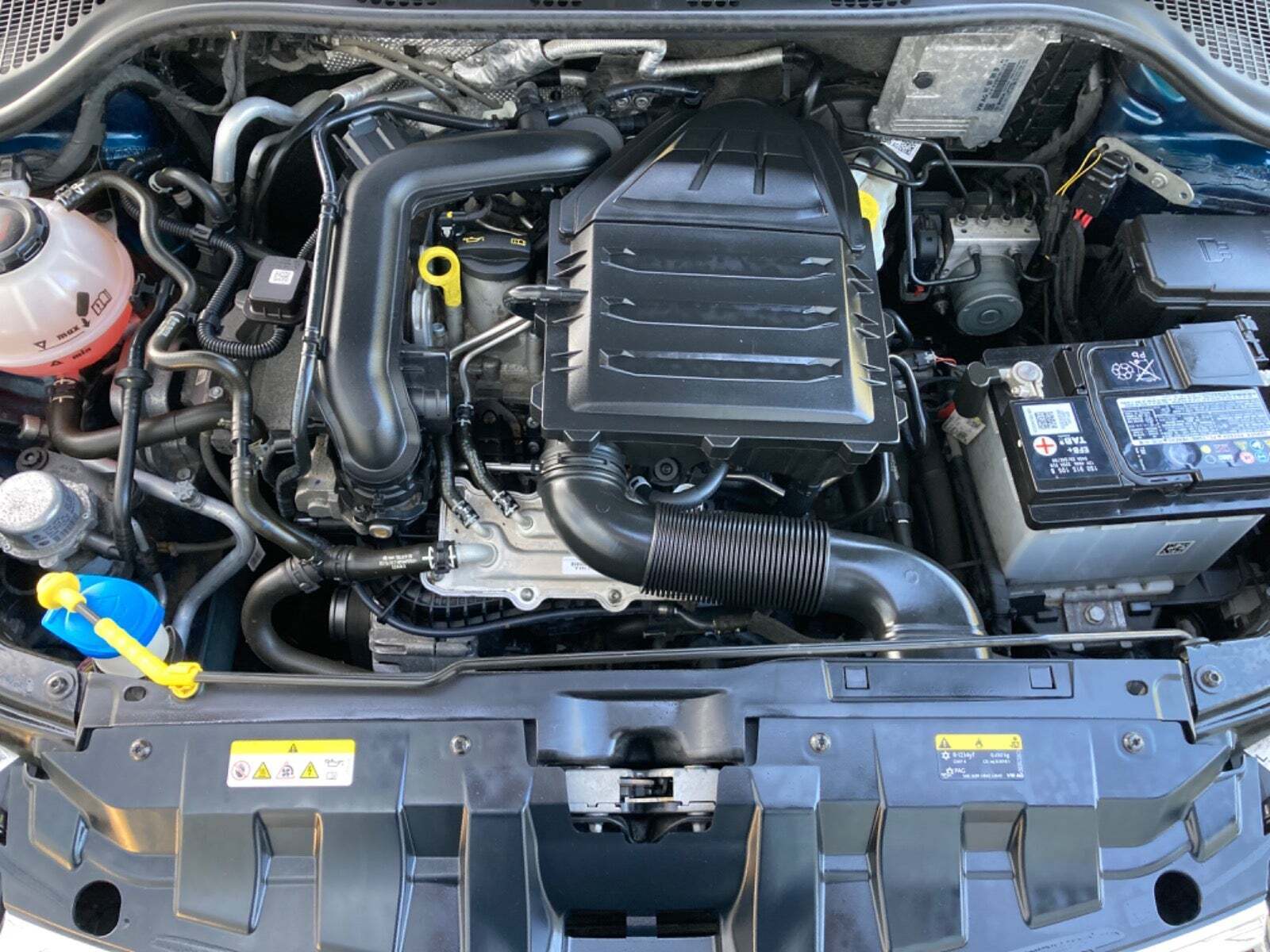 Blå Skoda Fabia fra 2021