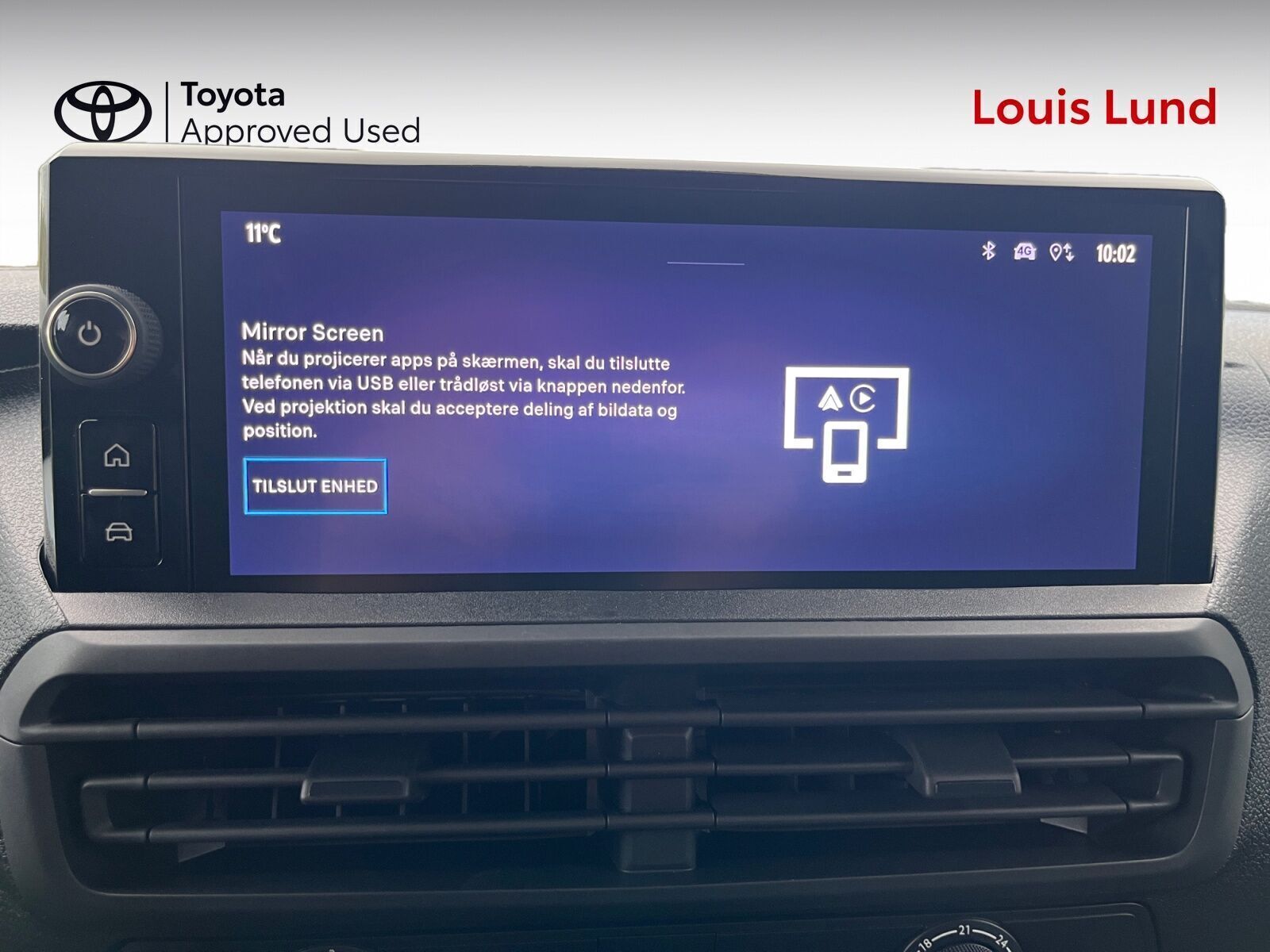 Hvid Toyota Proace Electric fra 2025