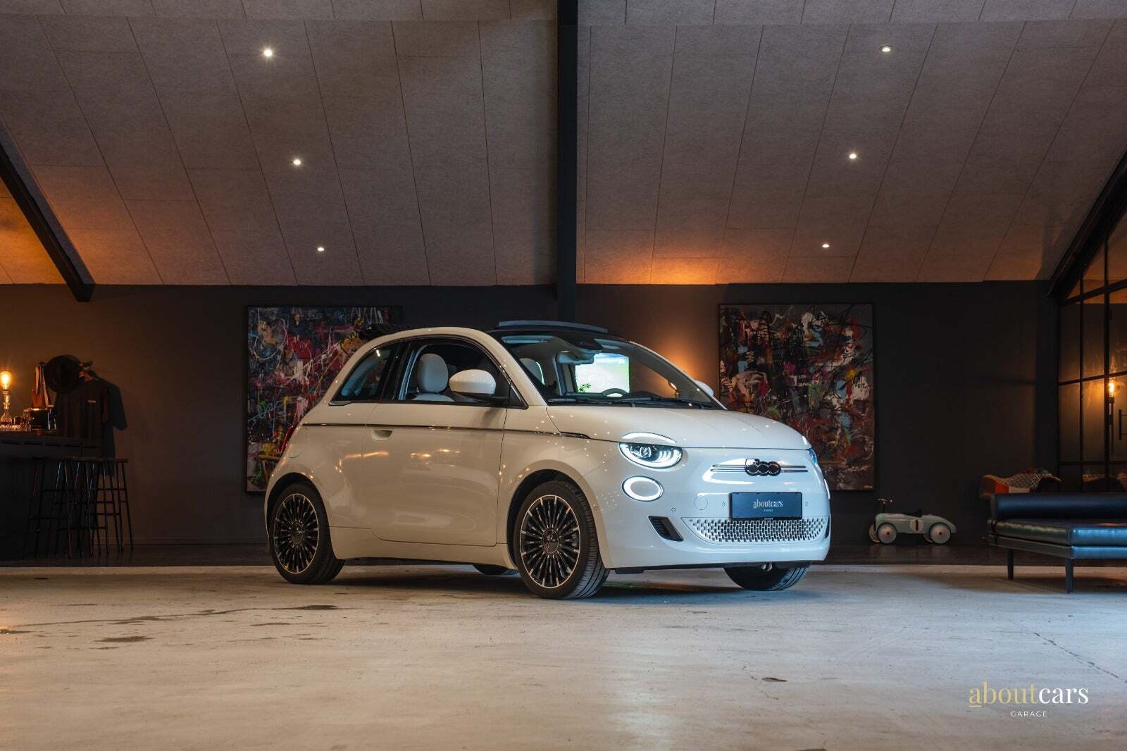 Fiat 500e 42 la Prima by Bocelli Cabrio