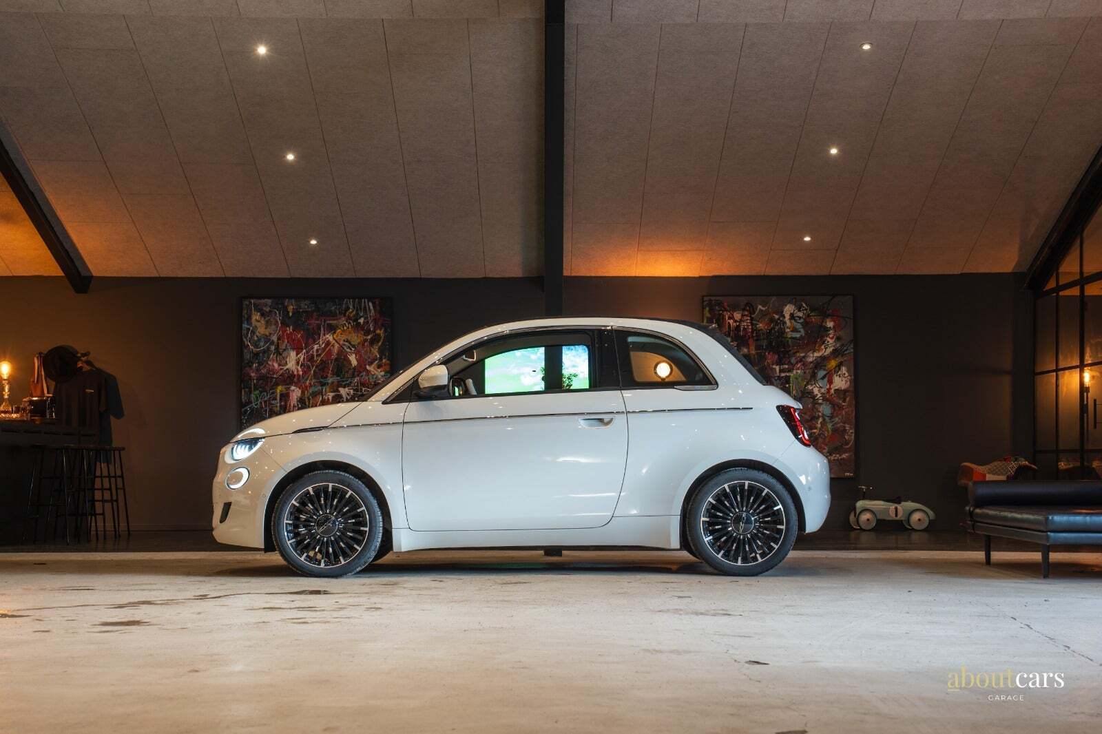 Fiat 500e 42 la Prima by Bocelli Cabrio