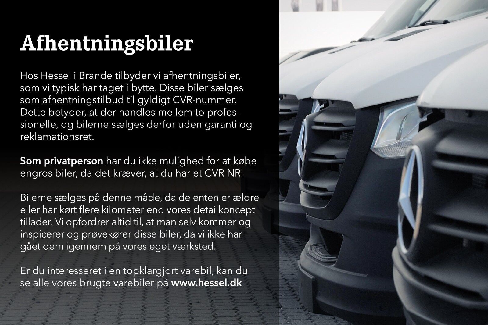 Hvid Mercedes Vito 114 fra 2021