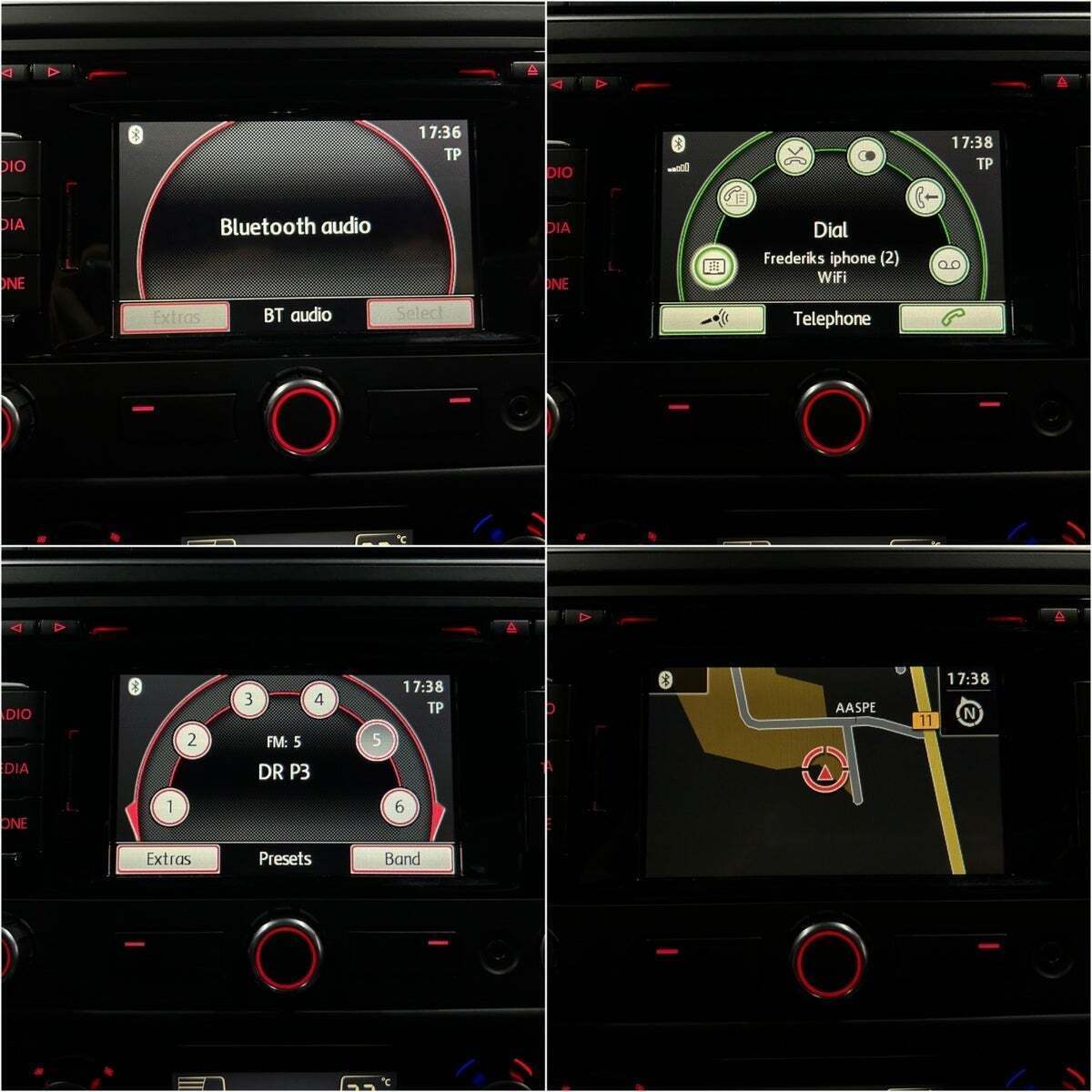 Orange VW Polo fra 2014