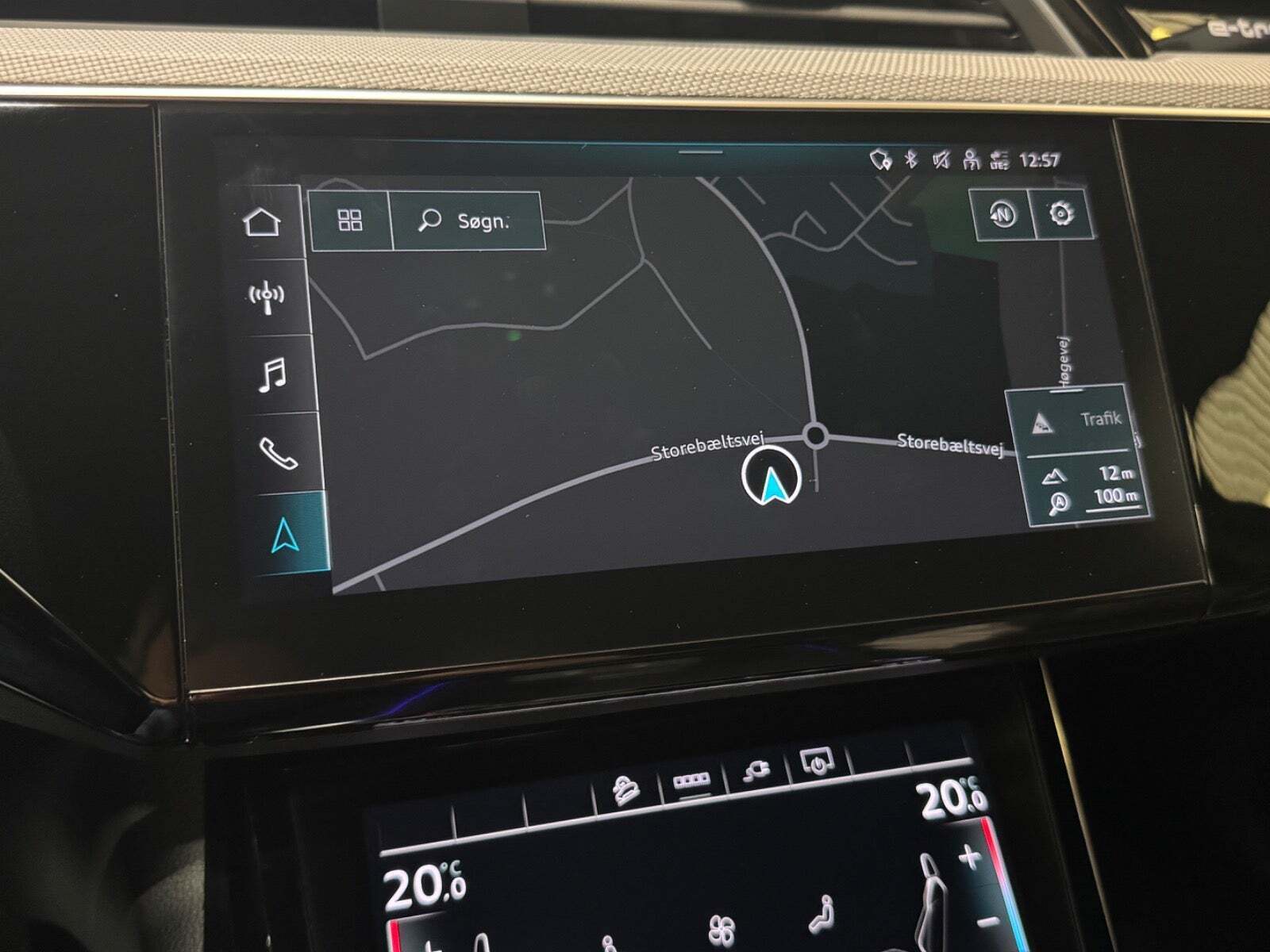 Sort Audi e-tron fra 2022