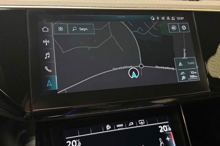 Sort Audi e-tron fra 2022