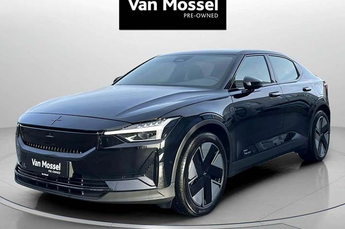 Sort Polestar 2 fra 2026 set udefra