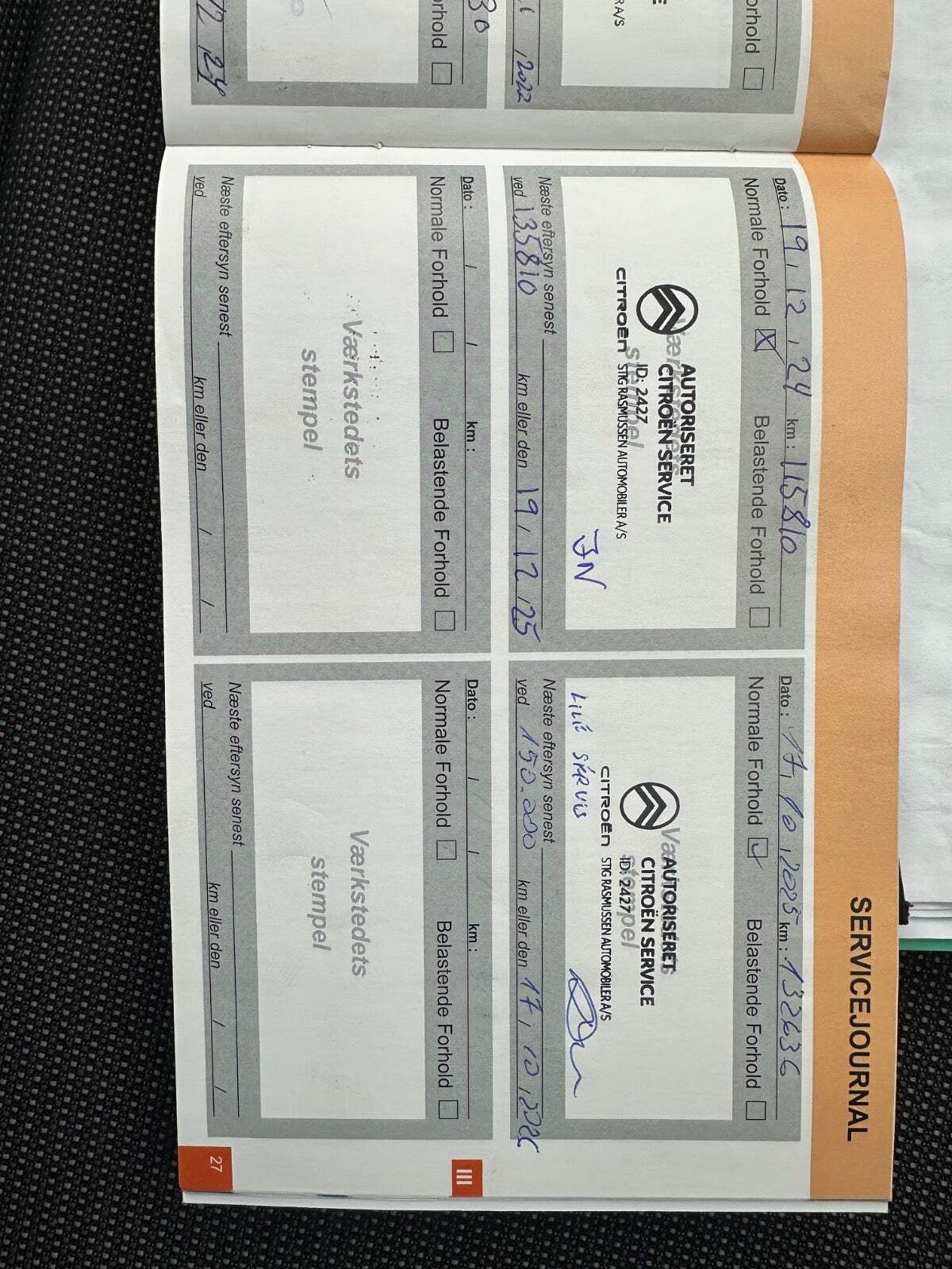 Grøn Citroën C3 fra 2017