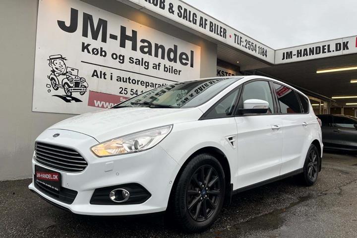 Hvid Ford S-MAX fra 2016