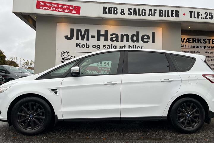 Hvid Ford S-MAX fra 2016