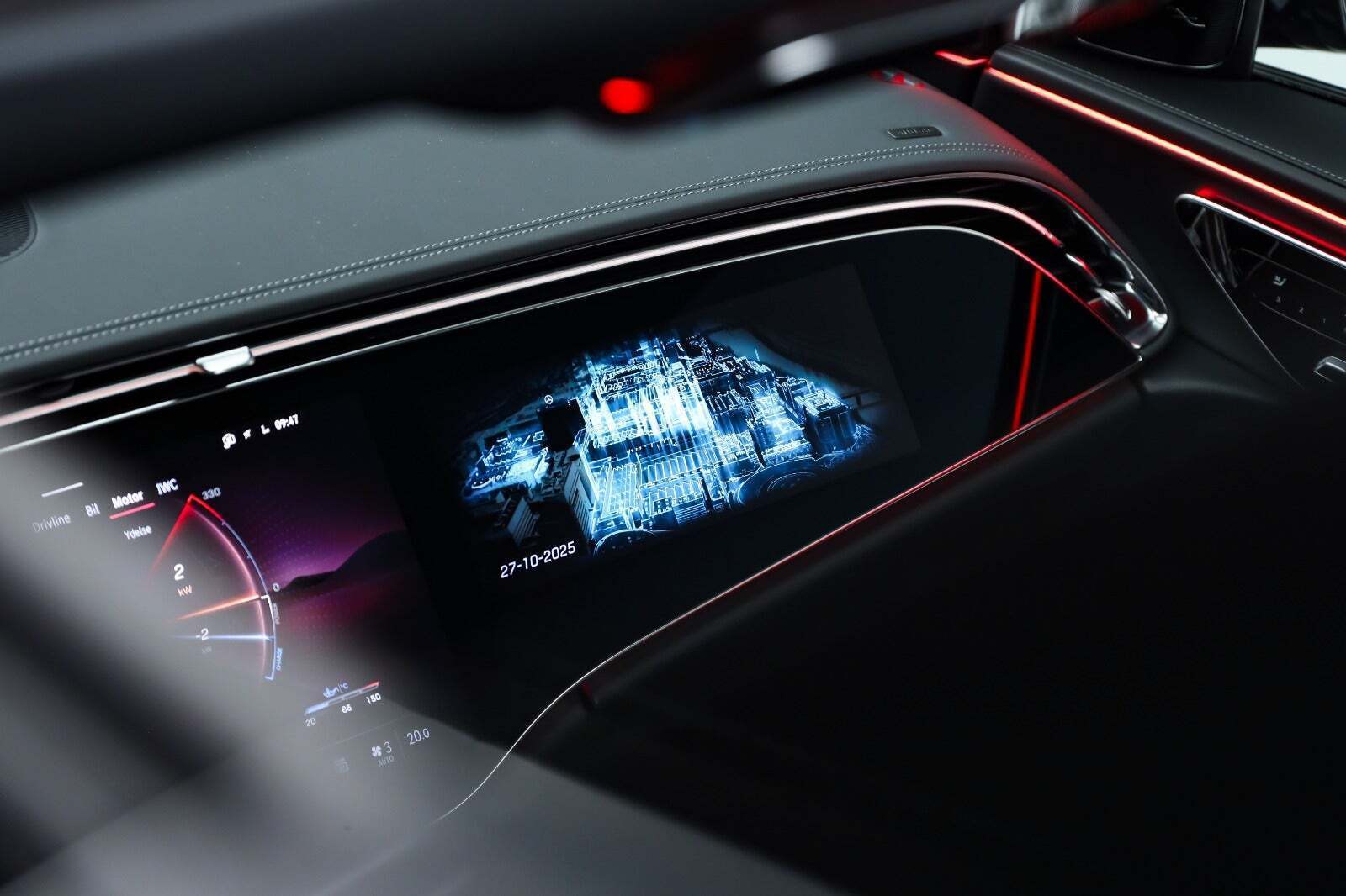 Grå Mercedes E53 fra 2025