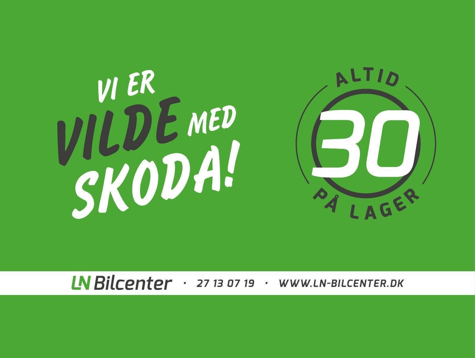 Grå Skoda Superb fra 2020