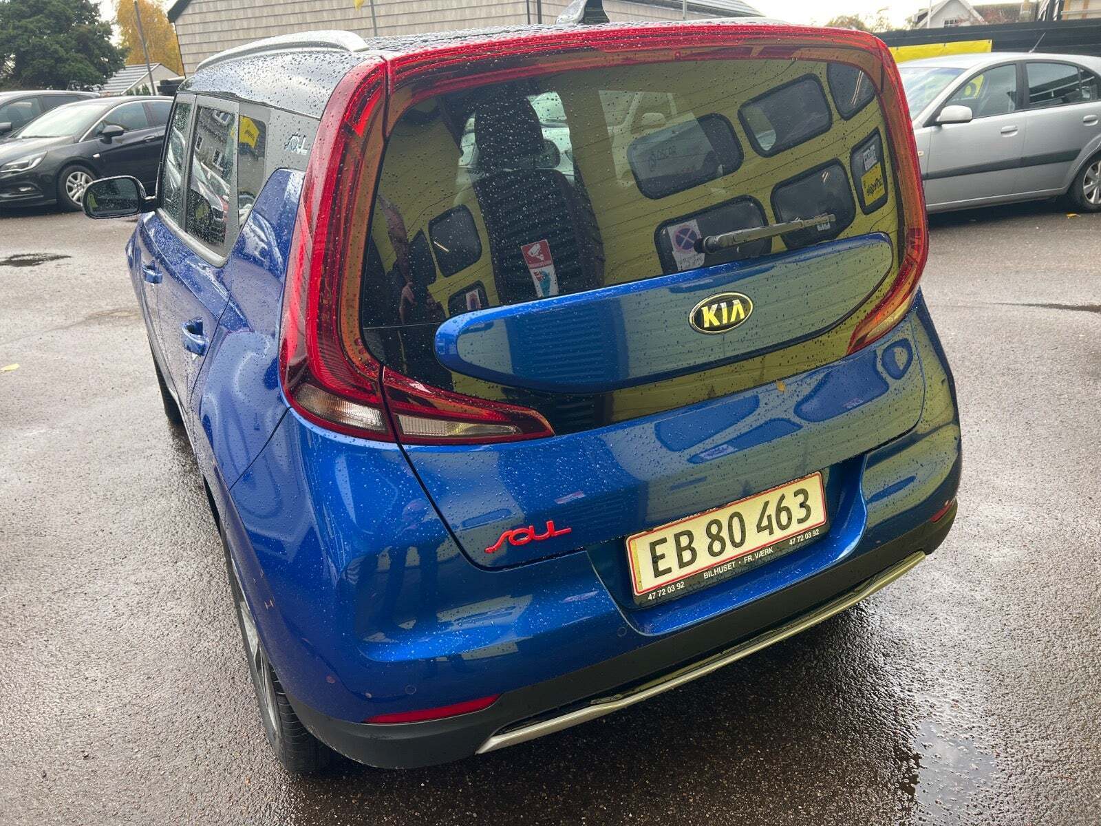 Blå Kia e-Soul fra 2020
