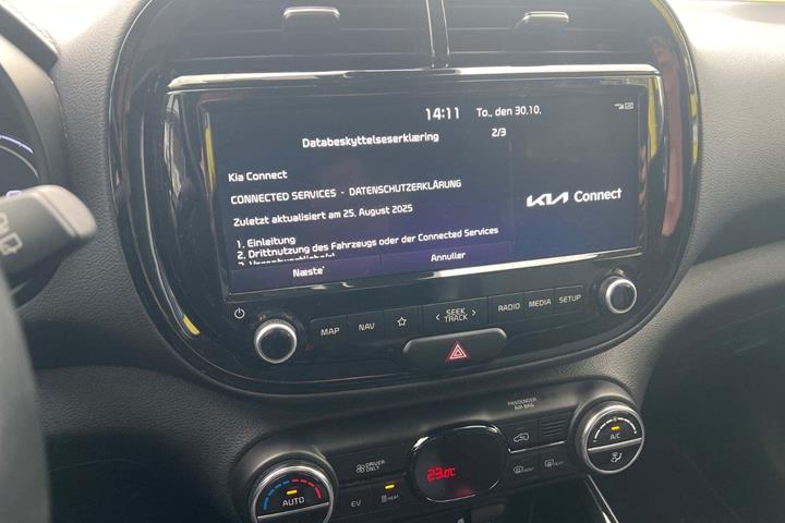 Blå Kia e-Soul fra 2020