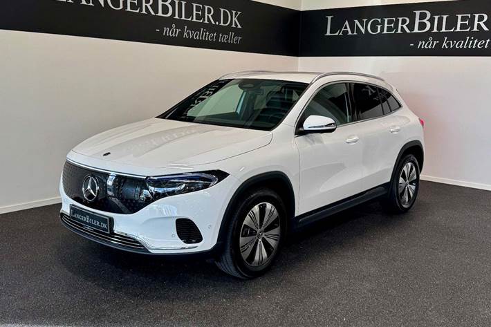 Hvid Mercedes EQA300 fra 2024