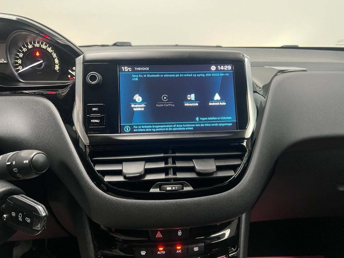 Sort Peugeot 208 fra 2019