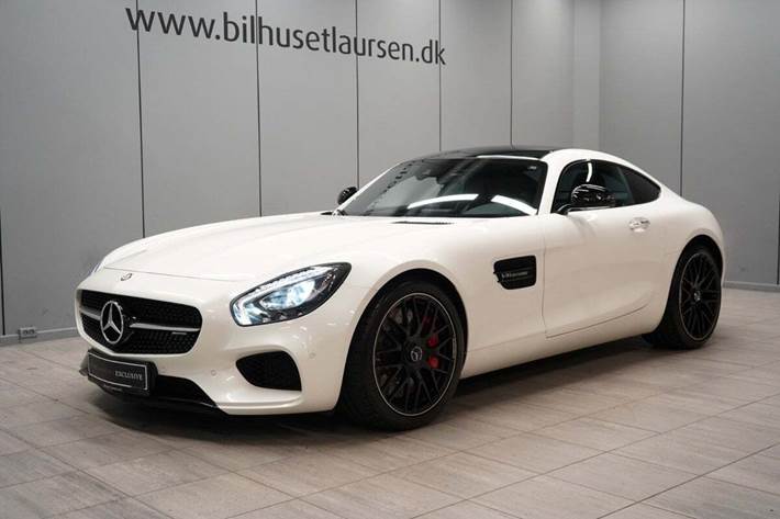 Hvid Mercedes AMG GT S fra 2016 set udefra