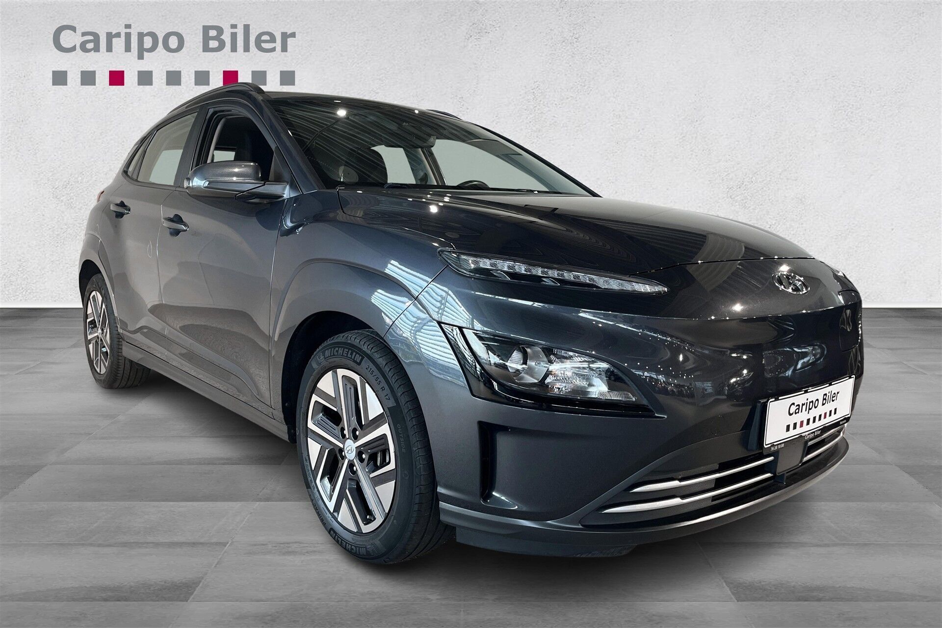 Sort Hyundai Kona fra 2022 set udefra