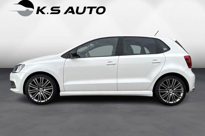 Hvid VW Polo fra 2017