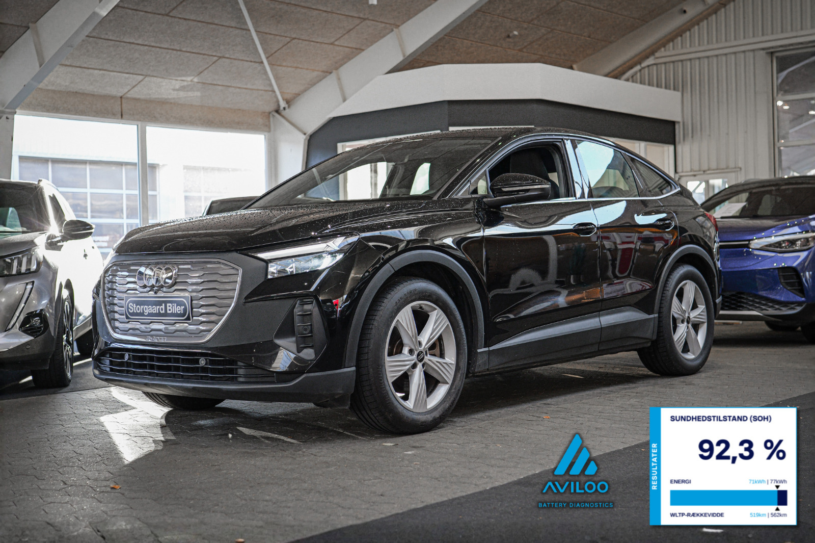 Sort Audi Q4 e-tron fra 2022