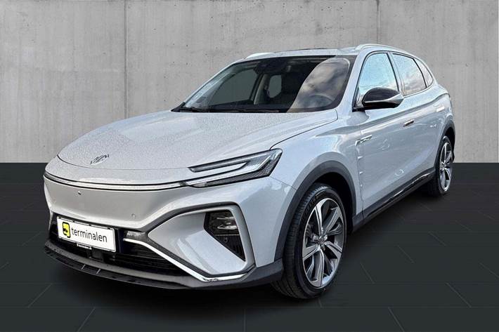 Grå MG Marvel R fra 2024 set udefra