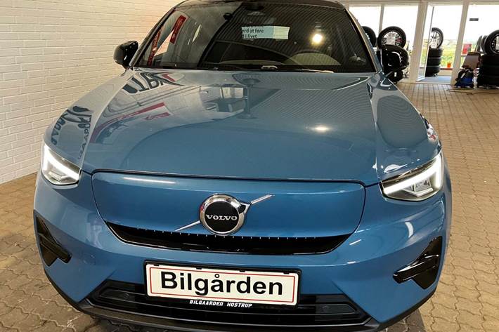 Blå Volvo C40 fra 2022