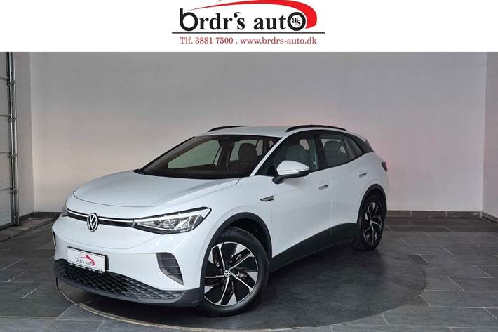 Hvid VW ID.4 fra 2021 set udefra