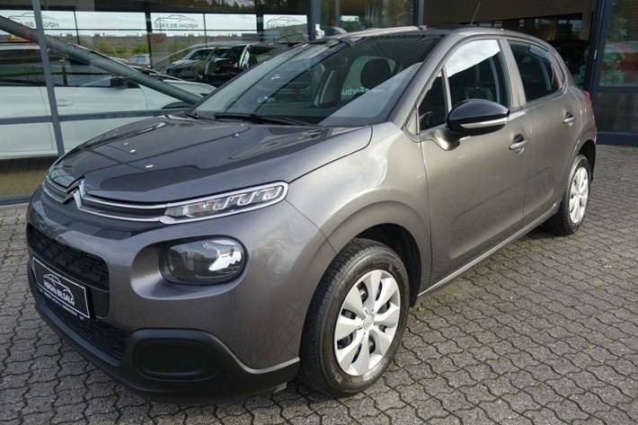 Grå Citroën C3 fra 2019 set udefra