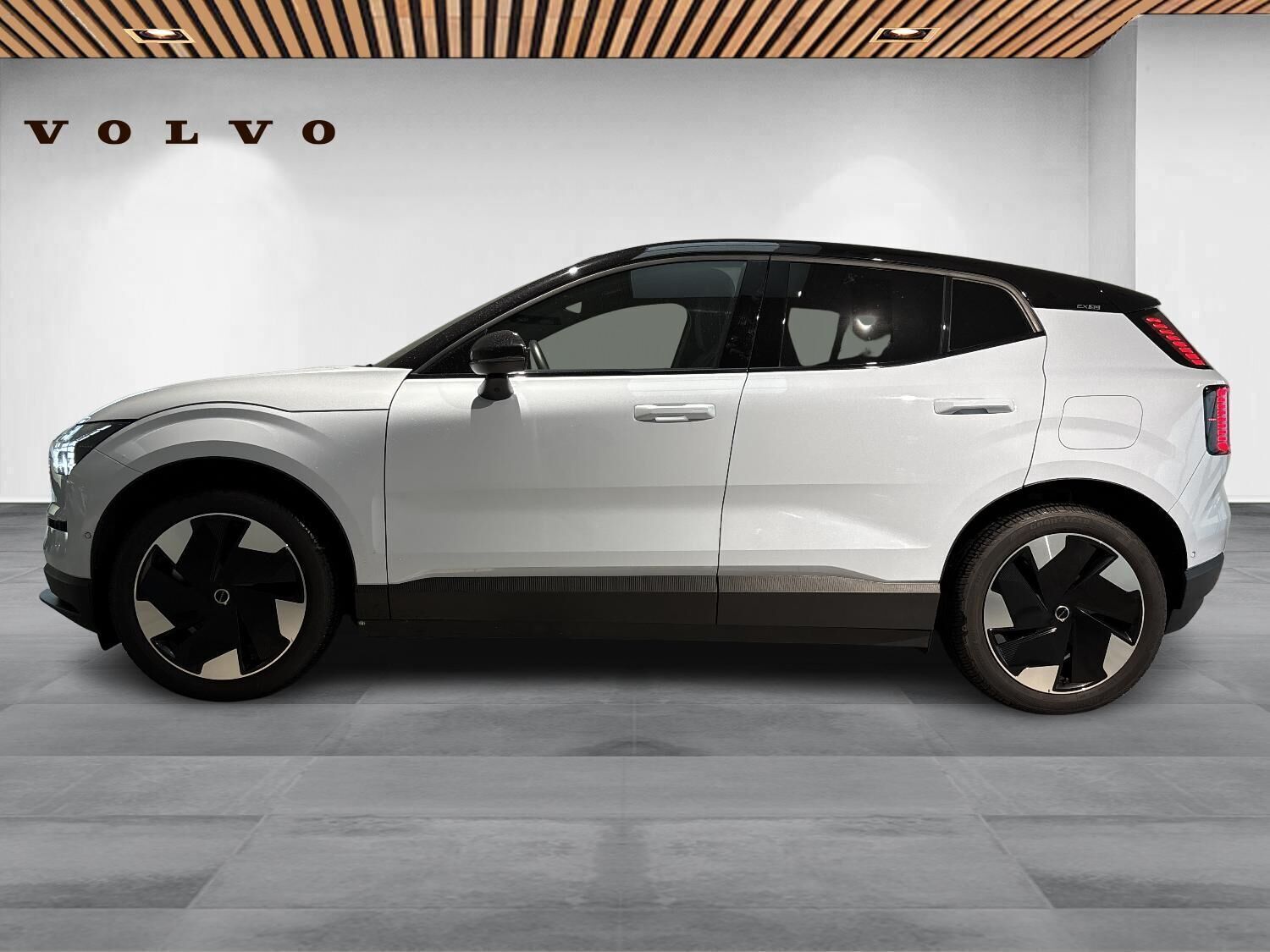 Blå Volvo EX30 fra 2024