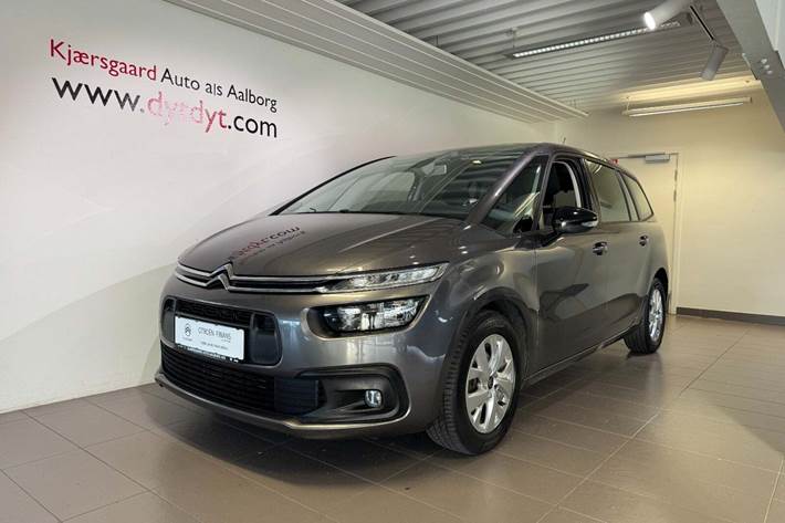 Grå Citroën Grand C4 SpaceTourer fra 2021 set udefra