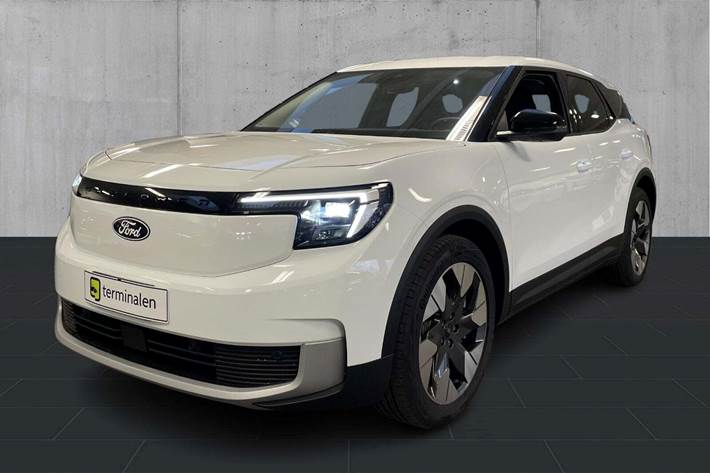 Hvid Ford Explorer fra 2025 set udefra