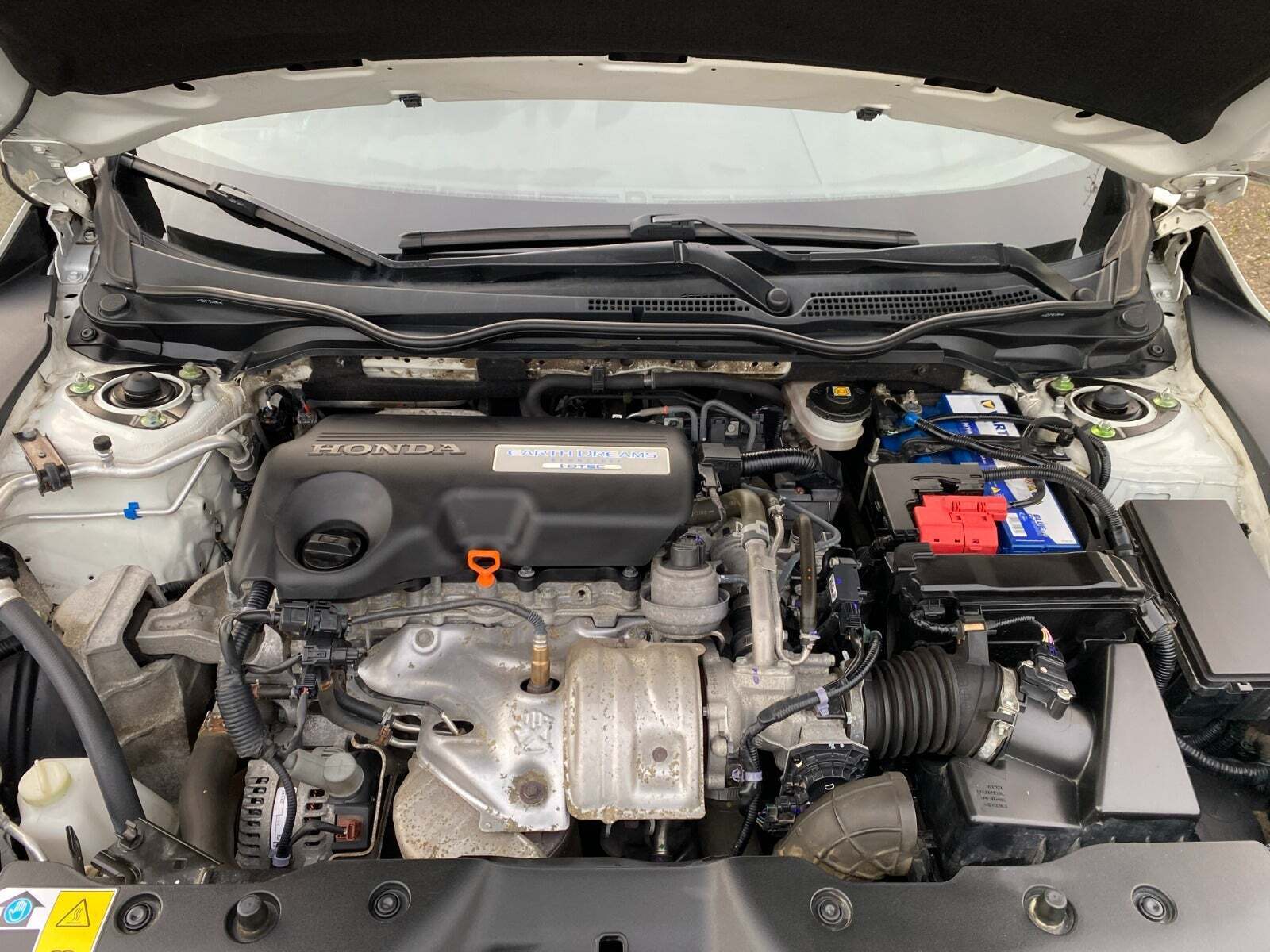 Hvid Honda Civic fra 2018