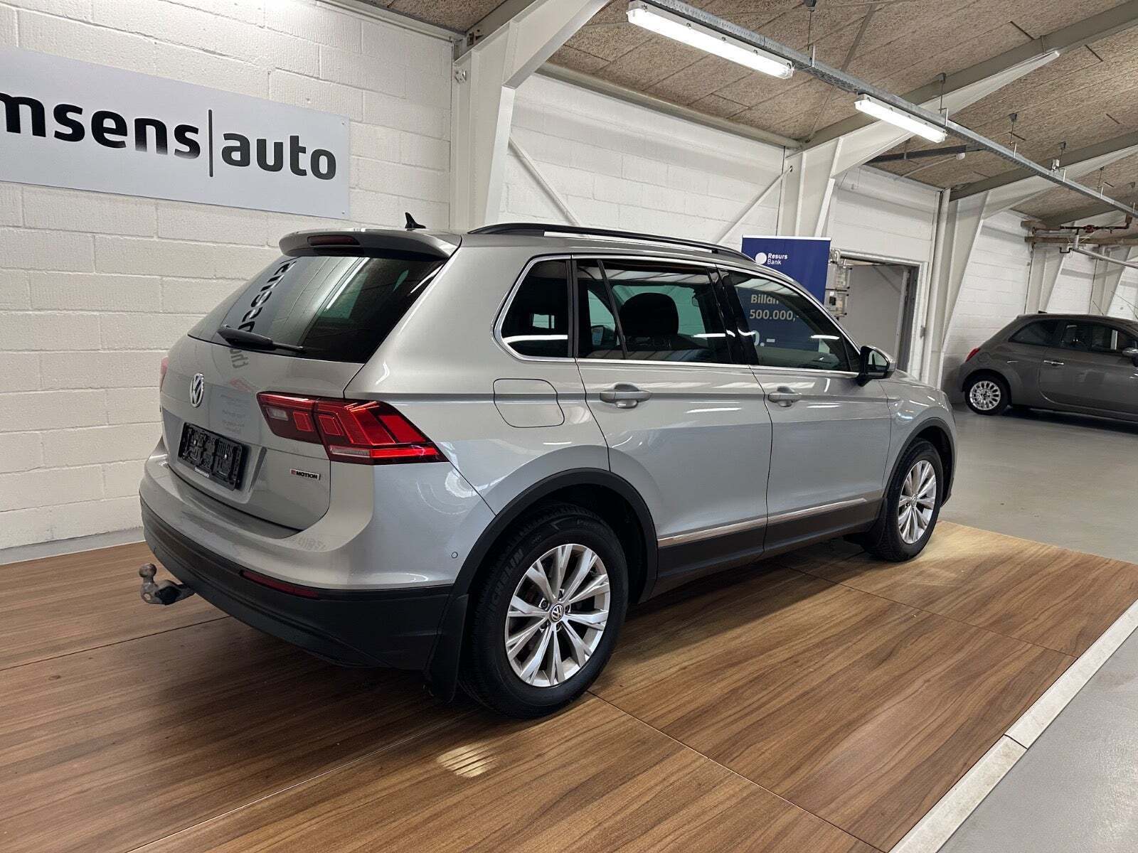 Sølv VW Tiguan fra 2018