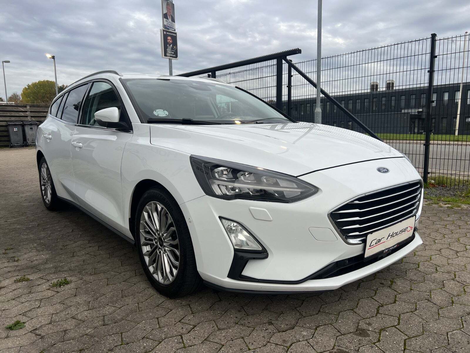 Hvid Ford Focus fra 2020
