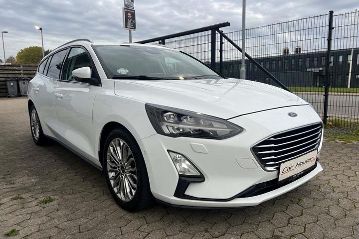Hvid Ford Focus fra 2020