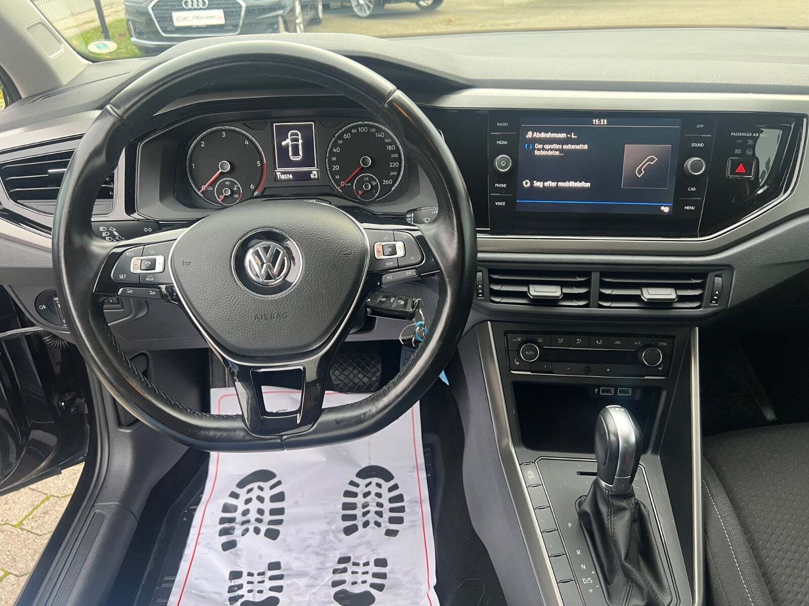 Sort VW Polo fra 2019